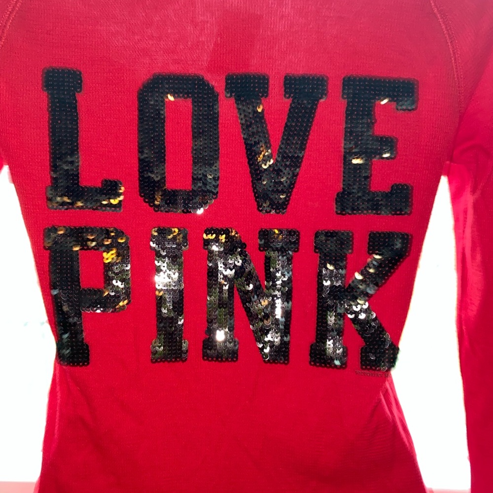 VS long sleeve sequin shirt